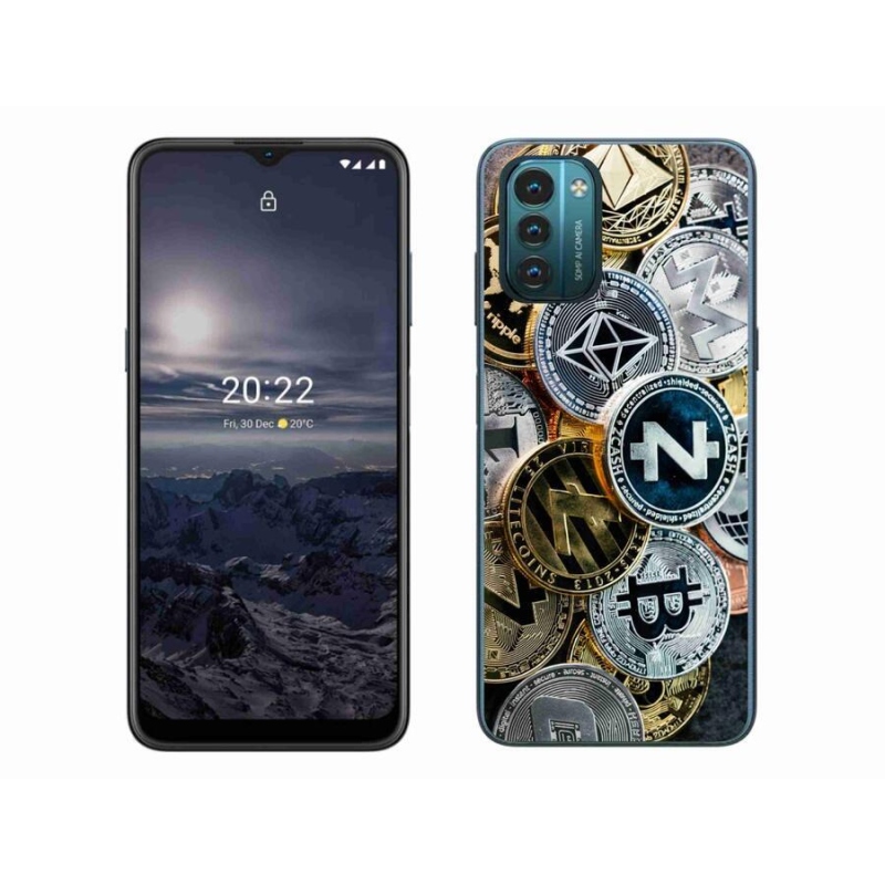 Gél borítás mmCase a Nokia G11/G21 készülékhez - kriptovaluták