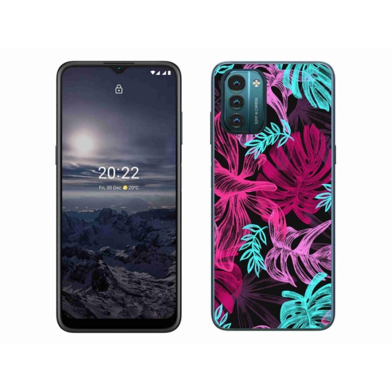 Zselés borítás mmCase mobiltelefonhoz Nokia G11/G21 - virágok 1
