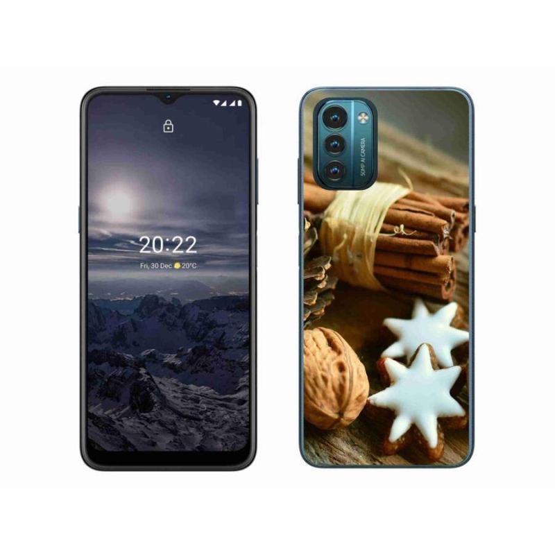 Zselés borítás mmCase a Nokia G11/G21 készülékhez - fahéj és mézeskalács