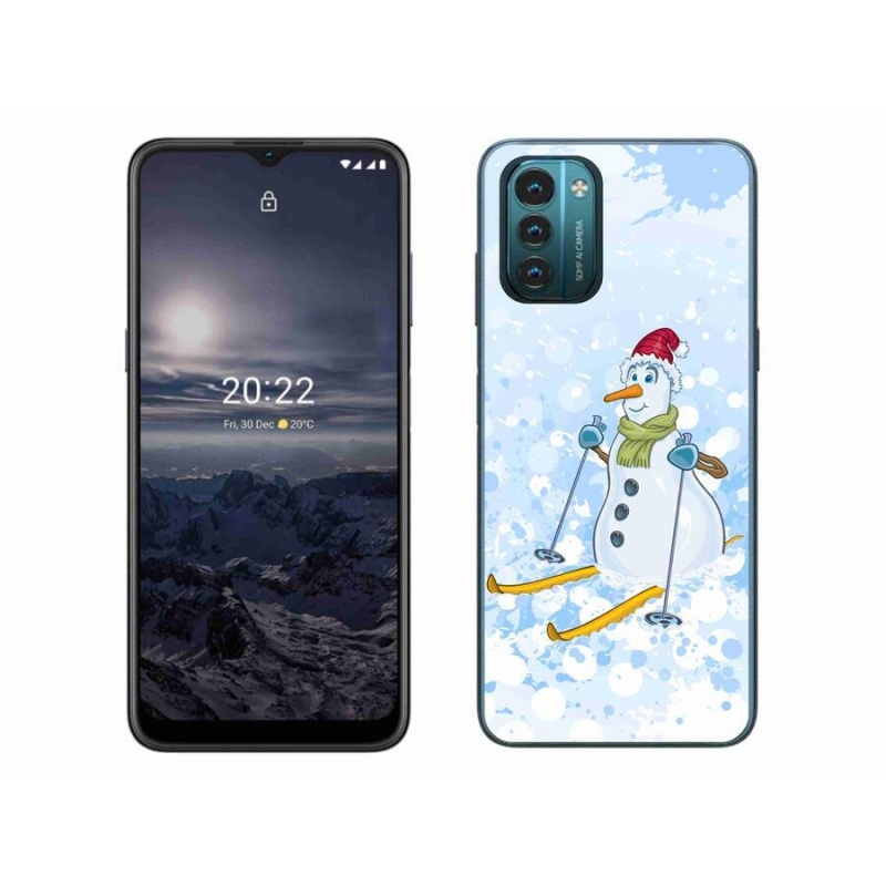 Zselés borítás mmCase a Nokia G11/G21 készülékhez - hóember