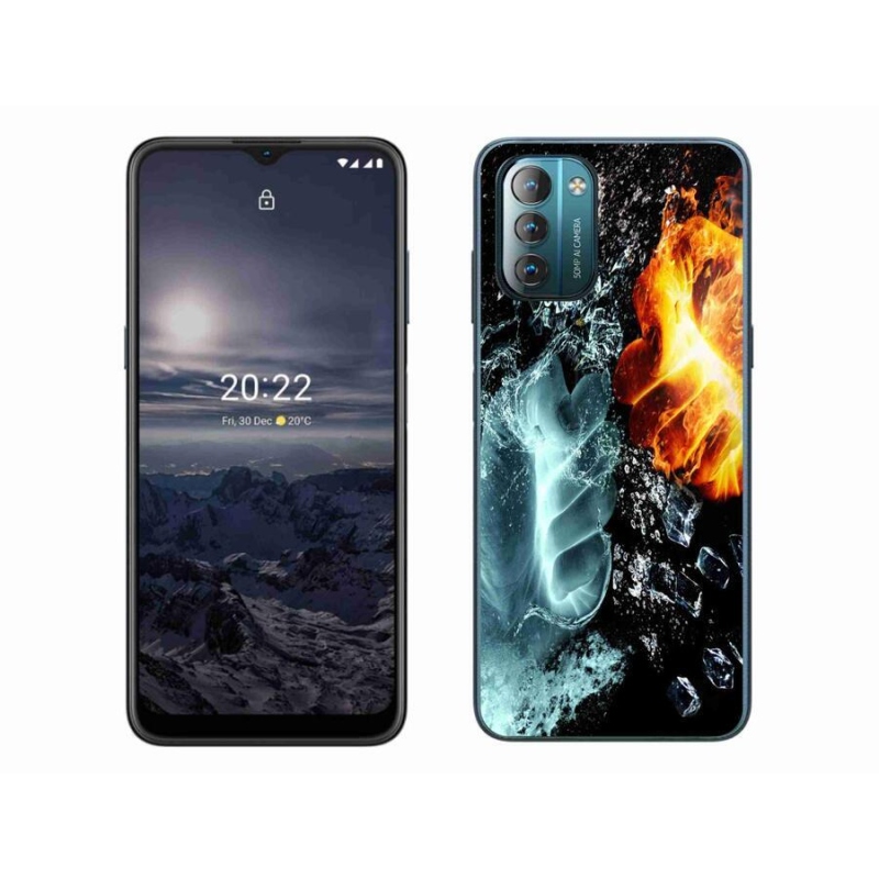 Zselés borítás mmCase a Nokia G11/G21 készülékhez - víz és tűz