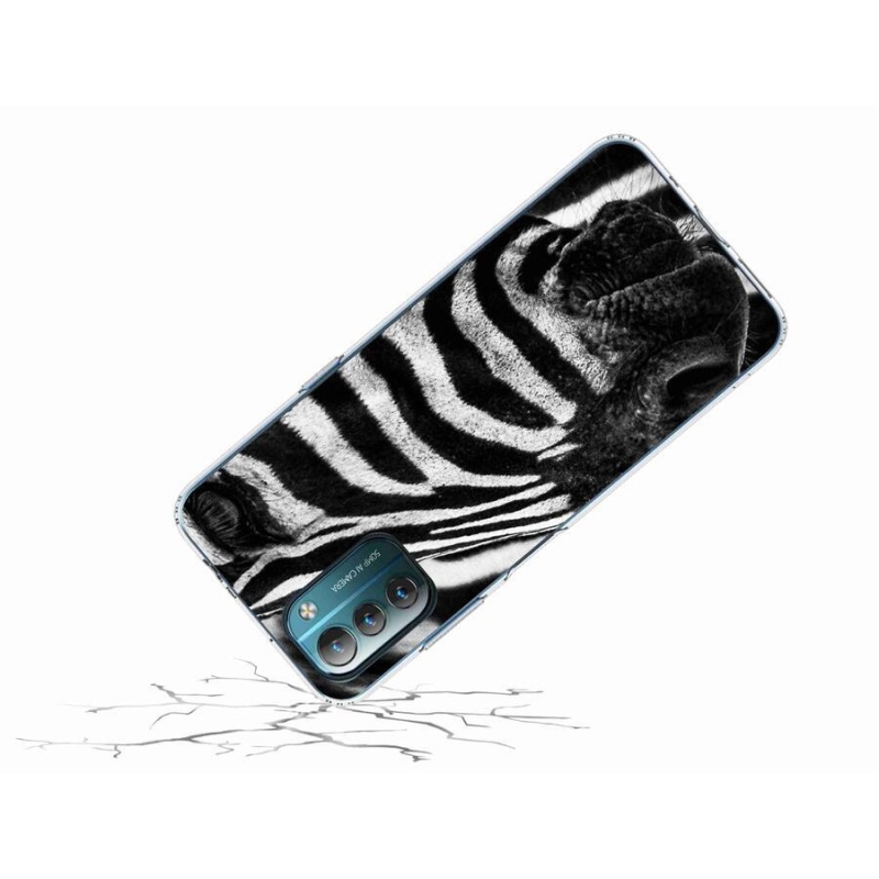 Zselés borítás mmCase a Nokia G11/G21 készülékhez - zebra