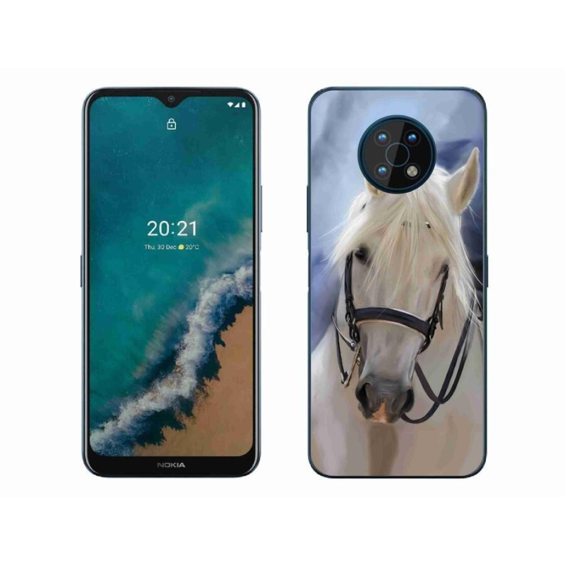Zselés tok mmCase a Nokia G50 készülékhez - fehér ló