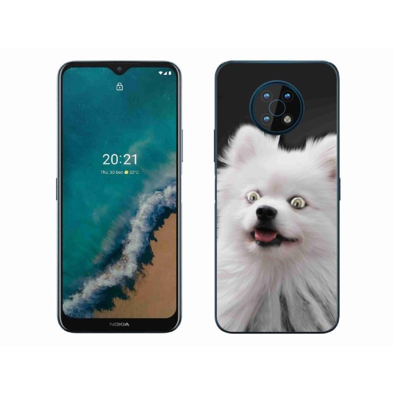 Zselés borítás mmCase a Nokia G50 készülékhez - fehér tüske