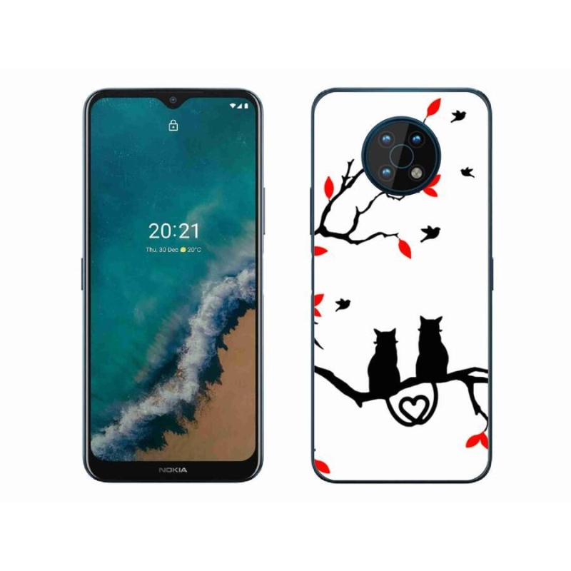 Zselés borítás mmCase a Nokia G50 készülékhez - macska szeretet