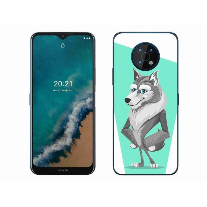 Zselés borítás mmCase mobiltelefonhoz Nokia G50 - rajzfilmfarkas