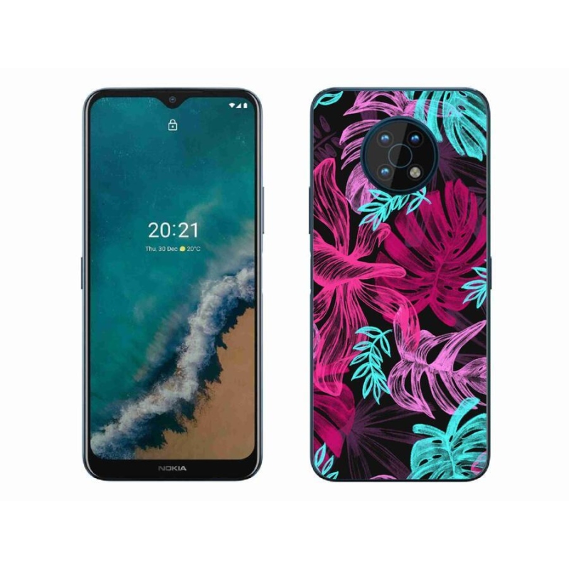 Zselés borító mmCase mobiltelefonhoz Nokia G50 - virágok 1