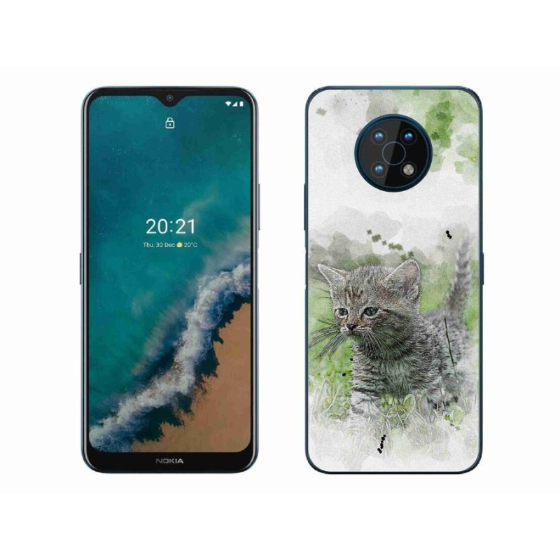 Zselés borító mmCase mobiltelefonhoz Nokia G50 - aranyos cica 1