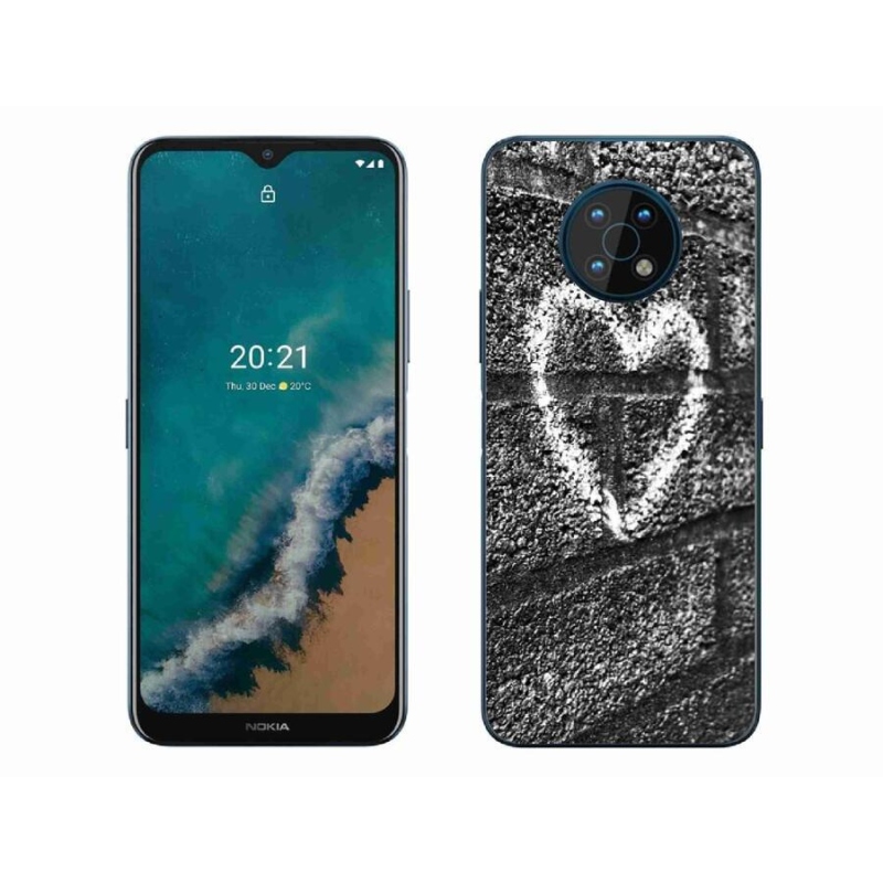 Zselés borítás mmCase a Nokia G50 készülékhez - szív a falon