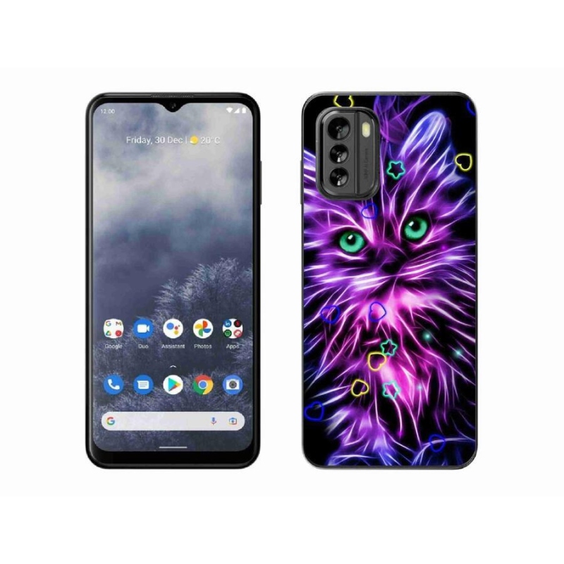 Zselés borítás mmCase a Nokia G60 5G készülékhez - absztrakt macska