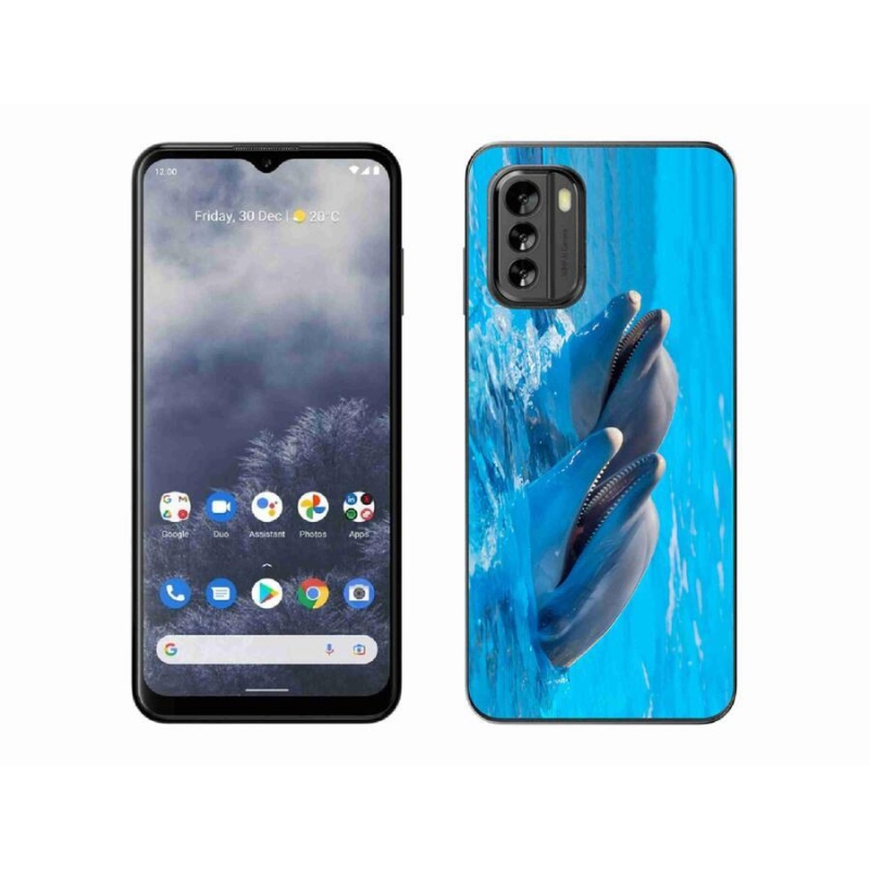 Zselés borítás mmCase a Nokia G60 5G készülékhez - delfinek