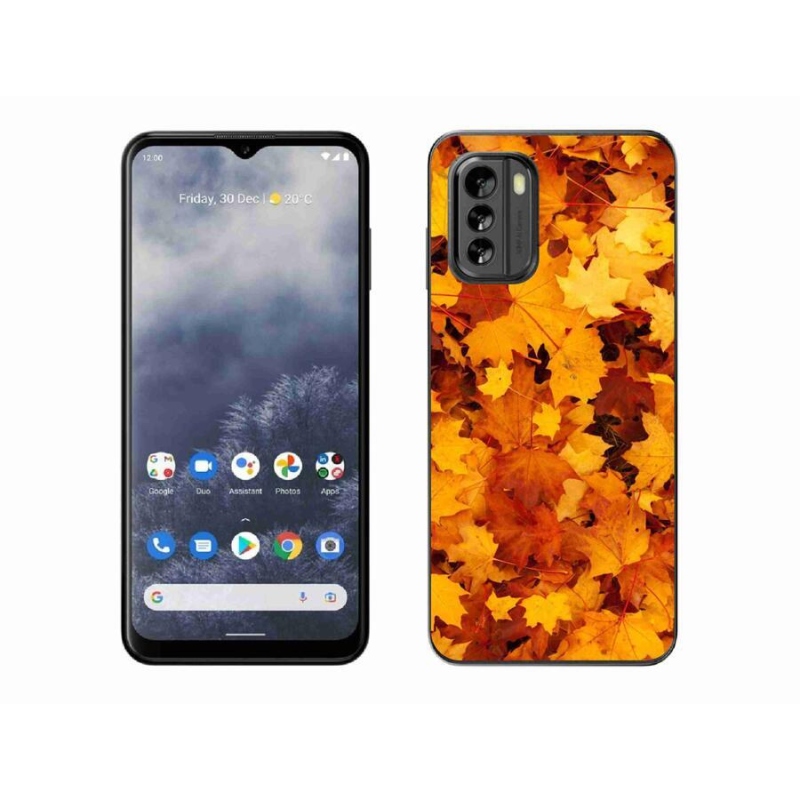 Zselés borítás mmCase a Nokia G60 5G készülékhez - juharlevelek