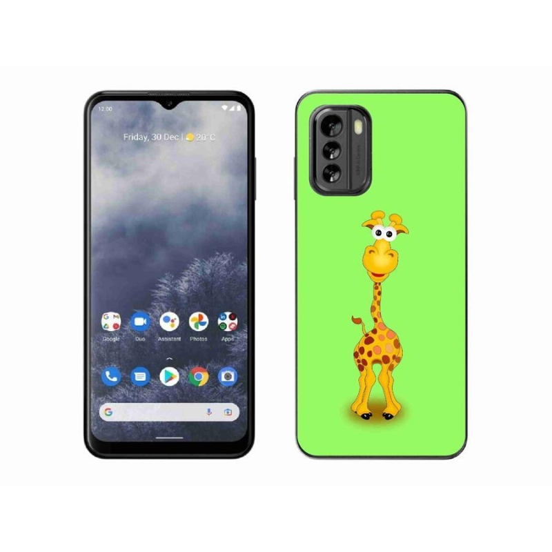 Zselés borítás mmCase a Nokia G60 5G készülékhez - rajzfilm zsiráf