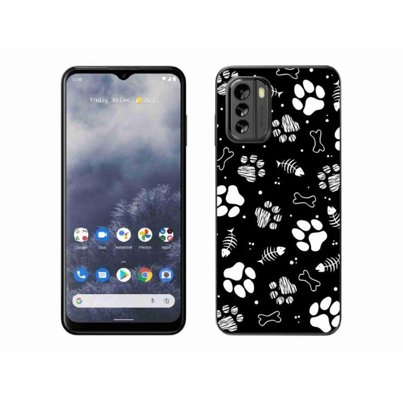 Zselés borítás mmCase a Nokia G60 5G készülékhez - kutyamancsok