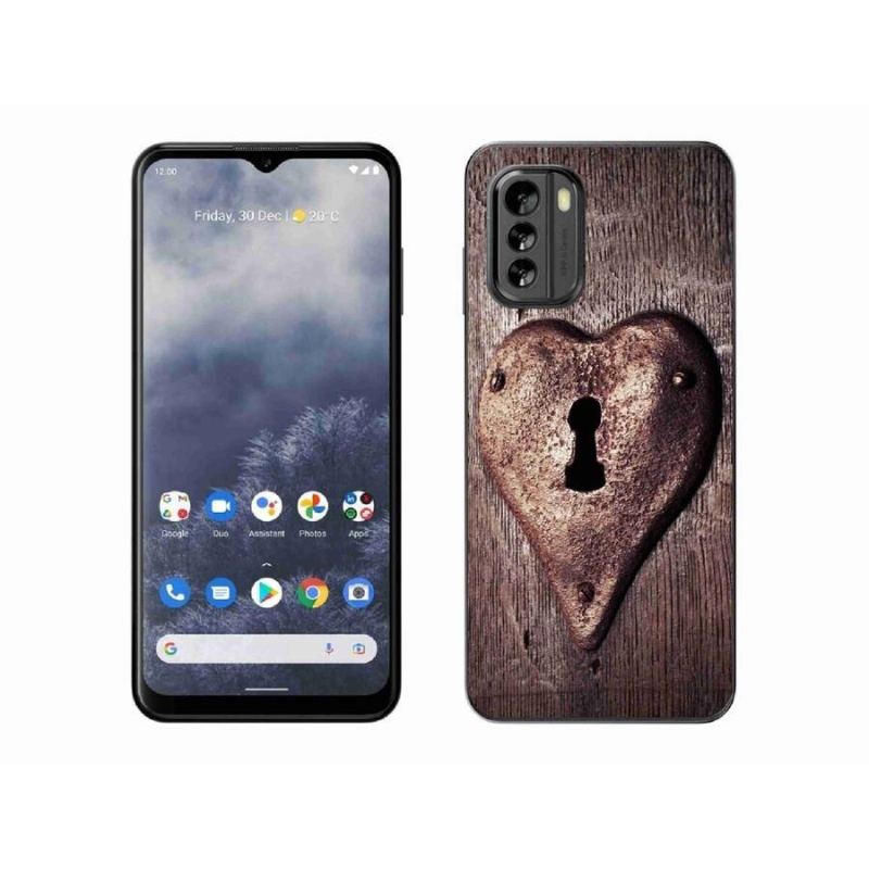 Zselés borítás mmCase a Nokia G60 5G készülékhez - szív alakú zár