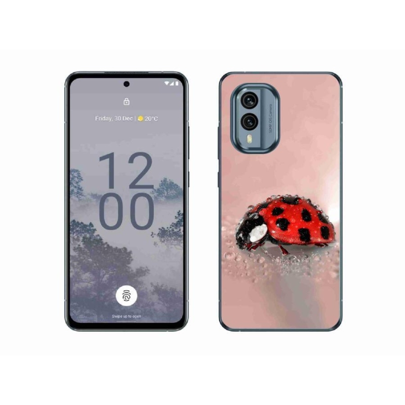 Zselés borítás mmCase a Nokia X30 5G készülékhez - katicabogár