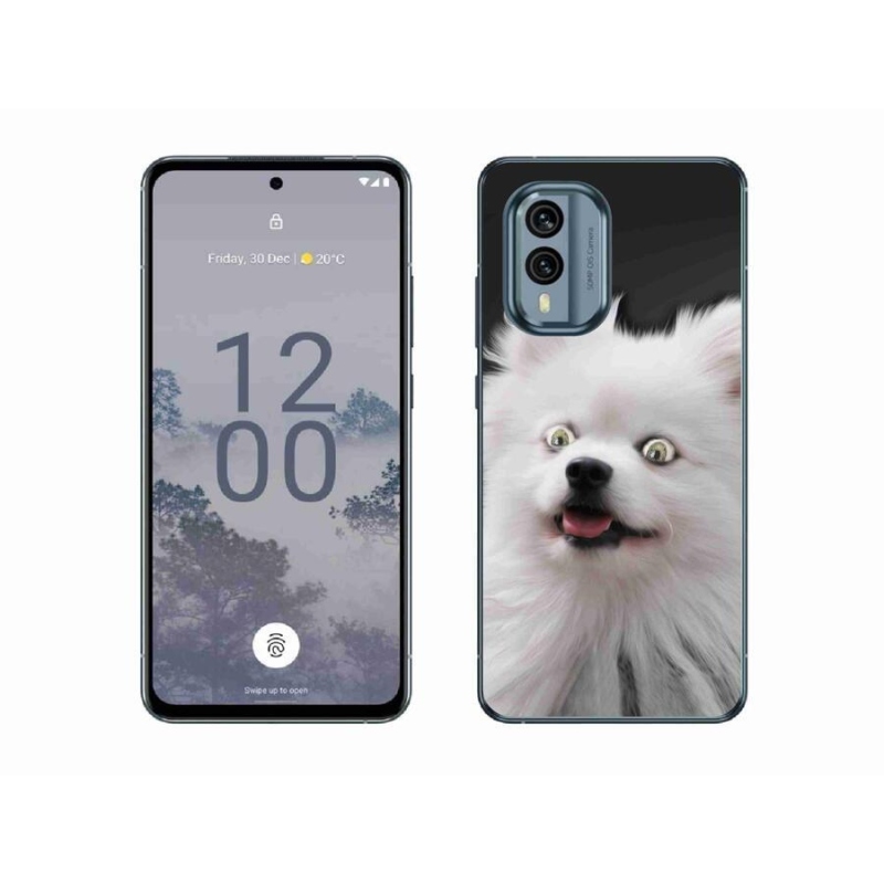 Zselés borítás mmCase a Nokia X30 5G készülékhez - fehér tipp