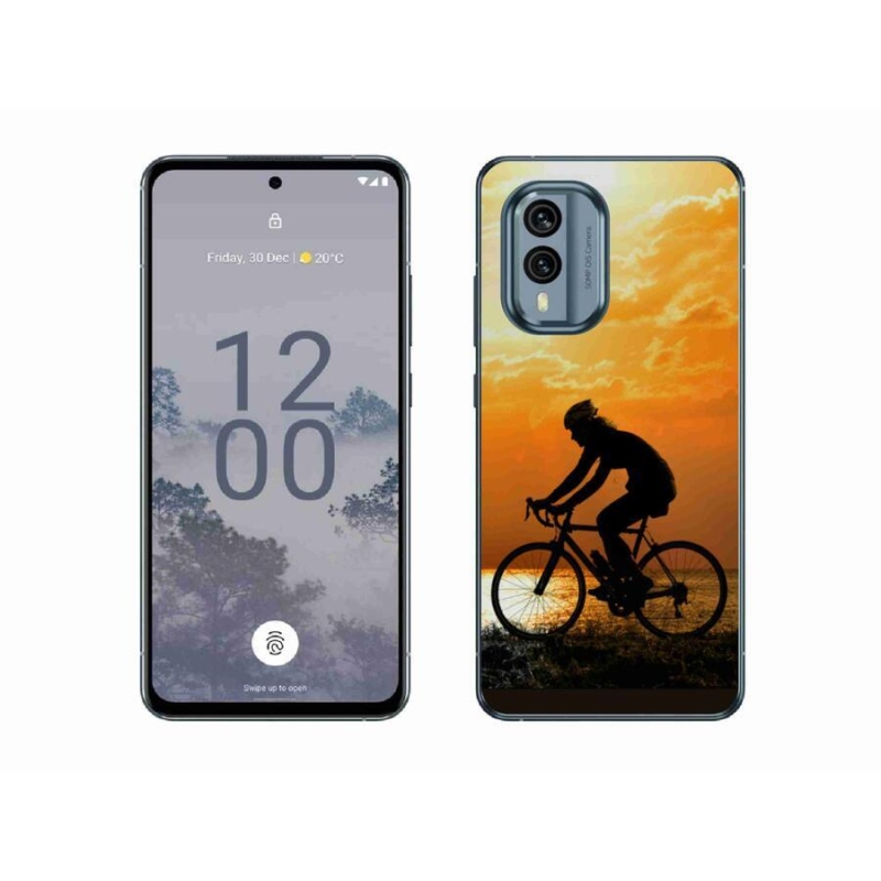 Zselés borítás mmCase a Nokia X30 5G készülékhez - kerékpározás