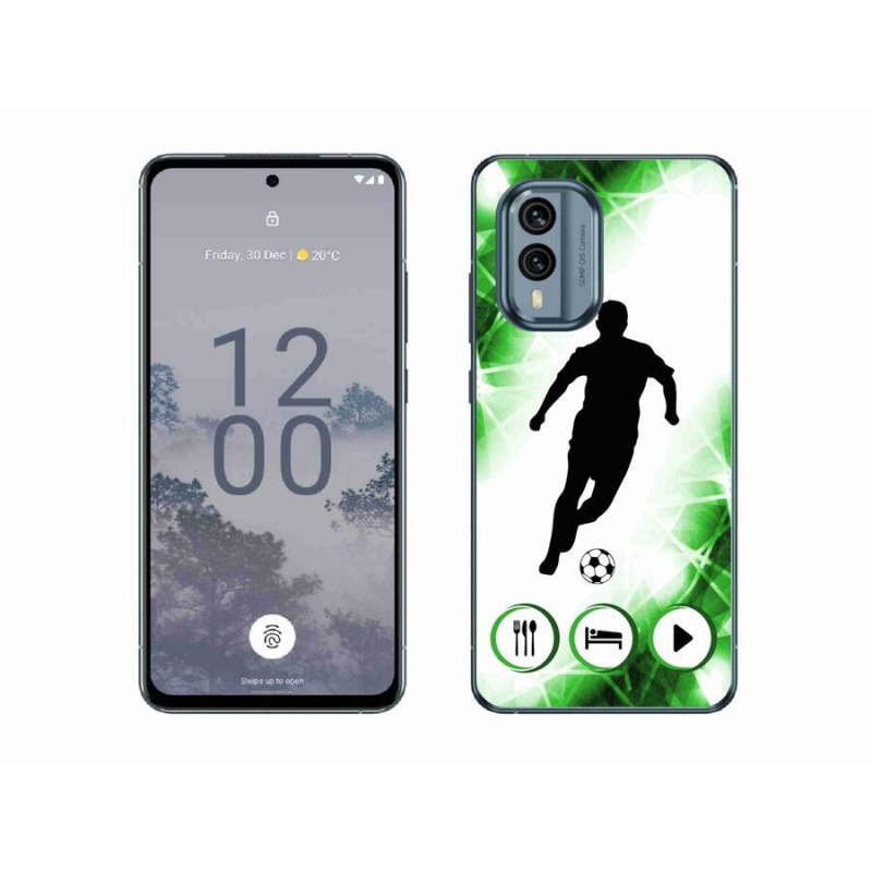 Zselés borítás mmCase a Nokia X30 5G készülékhez - focista