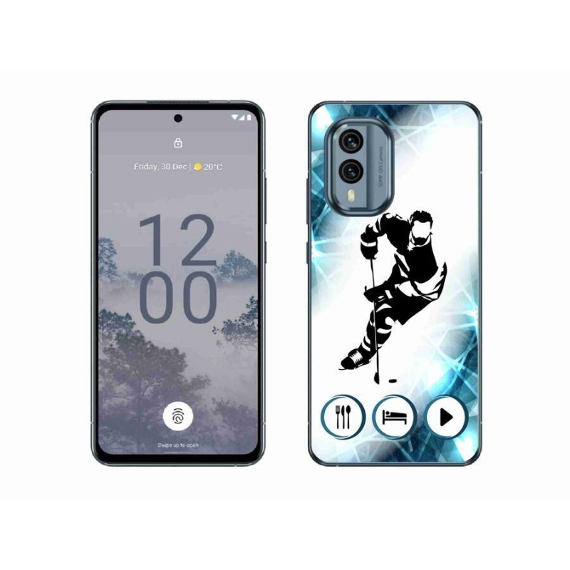 Zselés borítás mmCase a Nokia X30 5G készülékhez - jégkorong 1