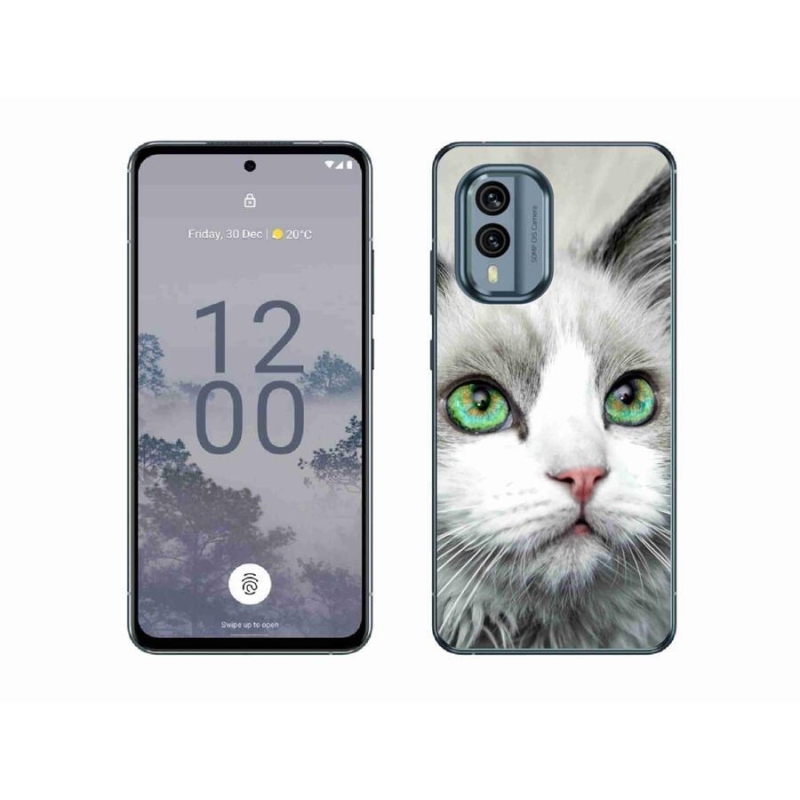 Zselés borító mmCase a Nokia X30 5G készülékhez - macskakép