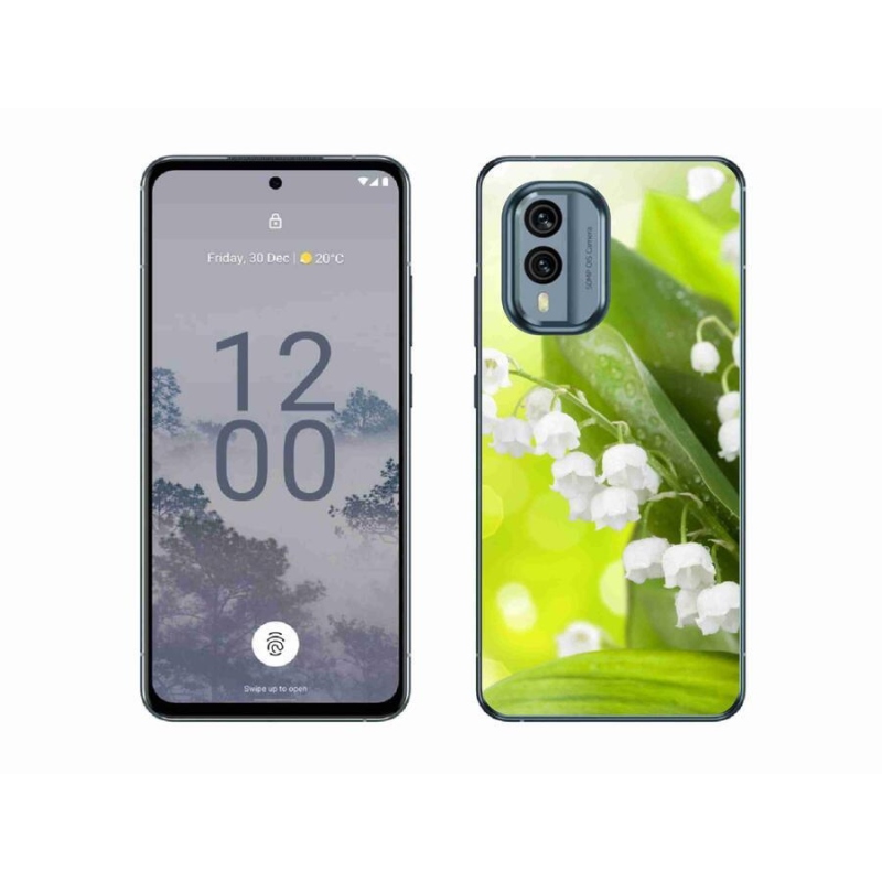 Zselés borítás mmCase a Nokia X30 5G készülékhez - lily of the valley