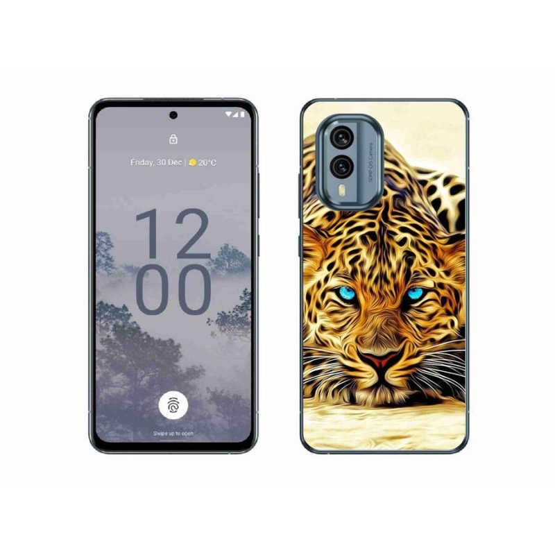 Zselés borítás mmCase mobiltelefonhoz Nokia X30 5G - rajzfilmtigris