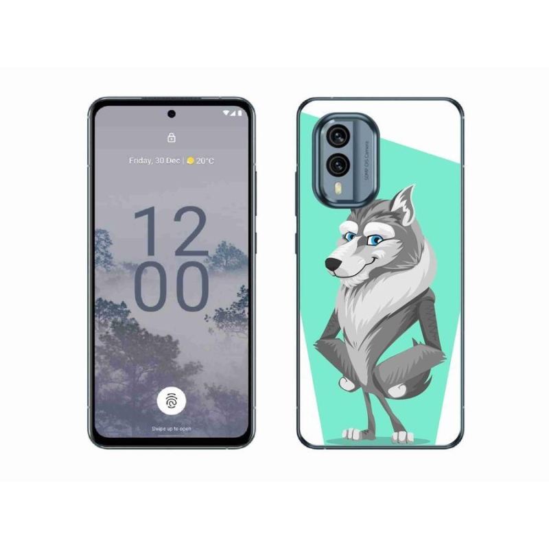 Zselés borítás mmCase a Nokia X30 5G készülékhez - rajzfilmfarkas