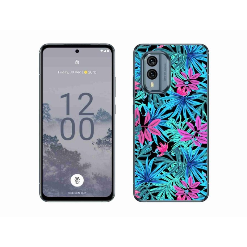 Zselés borítás mmCase a Nokia X30 5G készülékhez - virágok 3