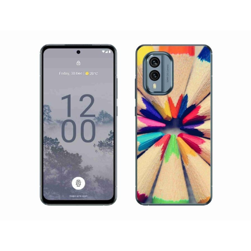 Zselés borító mmCase a Nokia X30 5G készülékhez - zsírkréták
