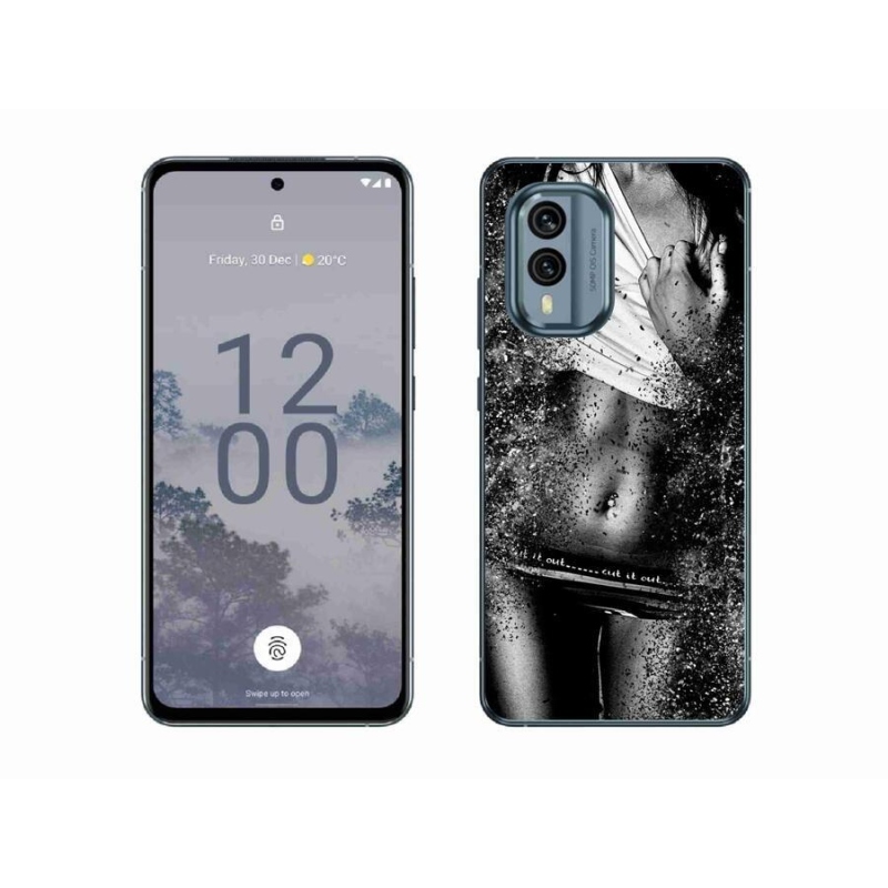 Gélborítás mmCase a Nokia X30 5G készülékhez - szexi nő 1