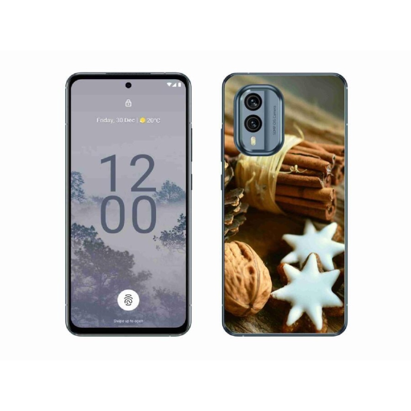Zselés borítás mmCase a Nokia X30 5G készülékhez - fahéj és mézeskalács