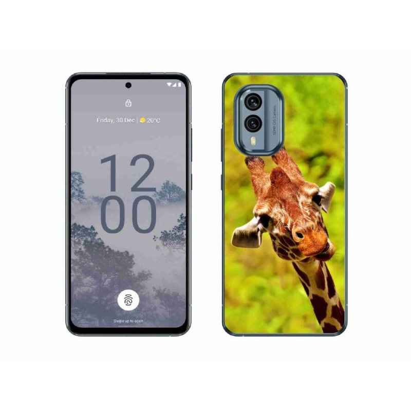 Zselés borítás mmCase a Nokia X30 5G készülékhez - zsiráf