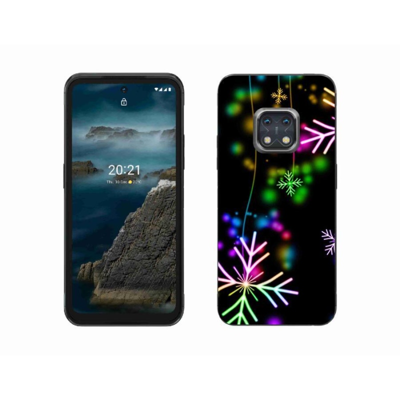 Zselés borítás mmCase mobiltelefonhoz Nokia XR20 - színes pelyhek