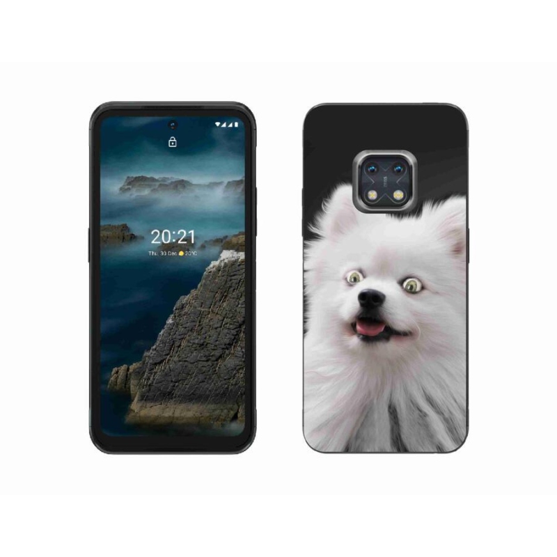 Zselés borítás mmCase a Nokia XR20 készülékhez - fehér tüske