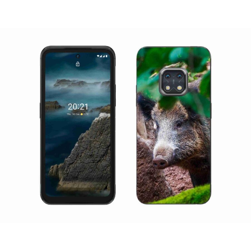 Zselés borítás mmCase mobiltelefonhoz Nokia XR20 - vaddisznó