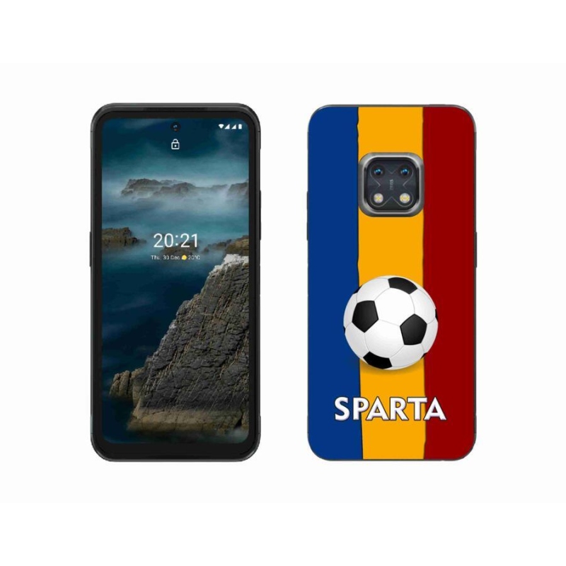 Zselés borítás mmCase mobiltelefonhoz Nokia XR20 - futball 1