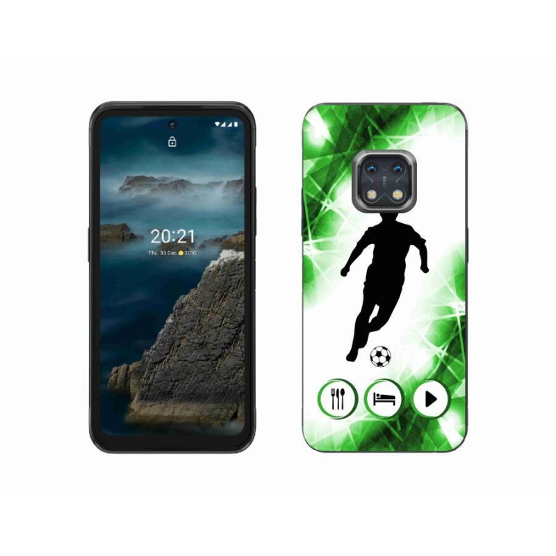 Zselés borítás mmCase a Nokia XR20 készülékhez - focista