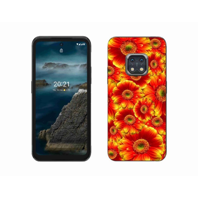 Zselés borítás mmCase mobiltelefonhoz Nokia XR20 - gerbera 1