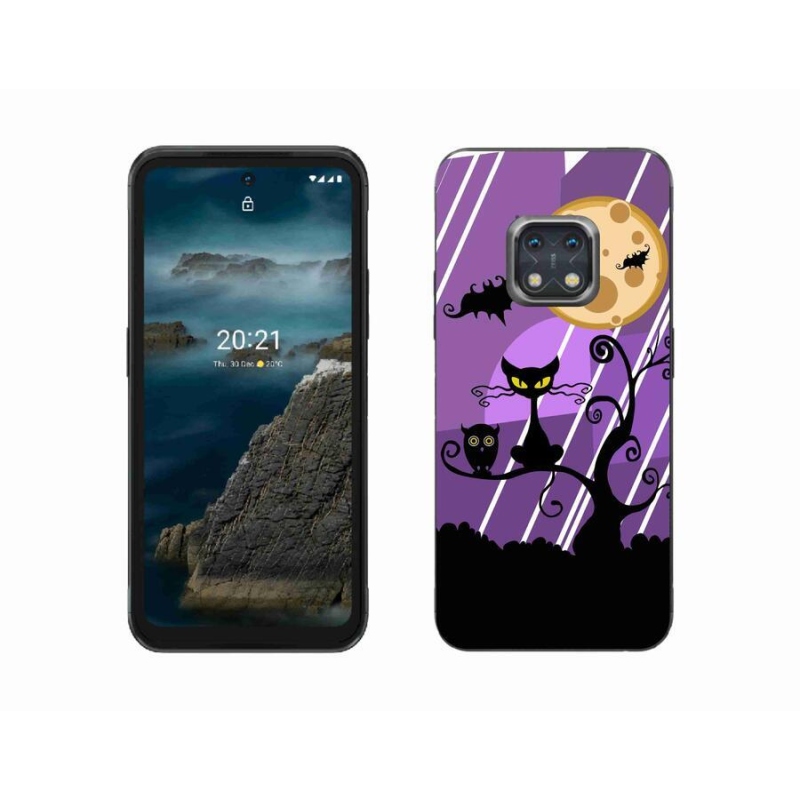 Zselés borítás mmCase mobiltelefonhoz Nokia XR20 - halloween