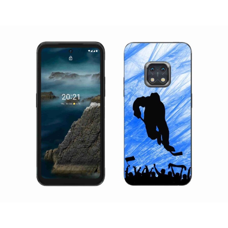 Gél borítás mmCase mobiltelefonhoz Nokia XR20 - hokijátékos