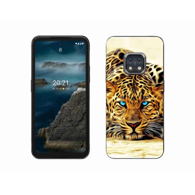 Zselés borítás mmCase mobiltelefonhoz Nokia XR20 - rajzfilm tigris