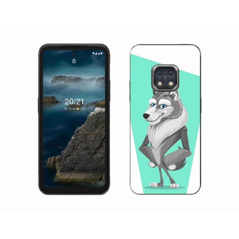 Zselés borítás mmCase mobiltelefonhoz Nokia XR20 - rajzfilmfarkas