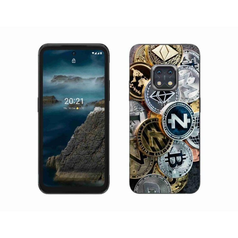 Zselés borítás mmCase a Nokia XR20 készülékhez - kriptovaluták