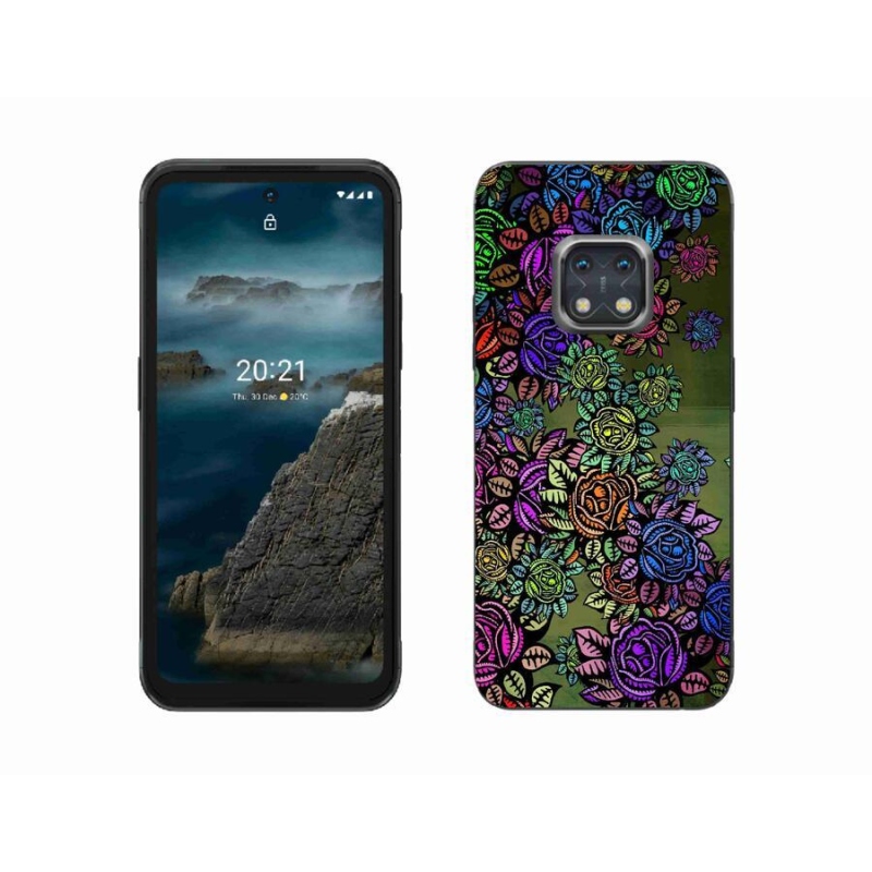 Gél borító mmCase mobiltelefonhoz Nokia XR20 - virágok 6