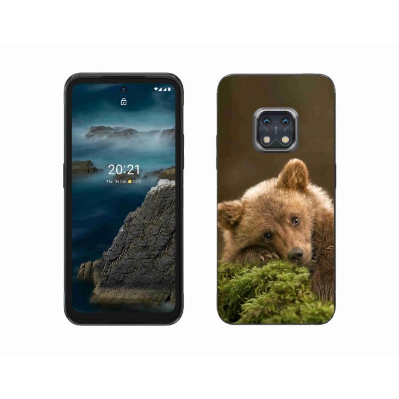 Zselés borítás mmCase a Nokia XR20 készülékhez - medve