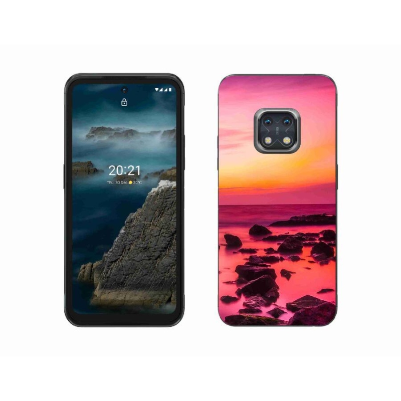 Zselés borítás mmCase a Nokia XR20 készülékhez - tenger és ragyogás