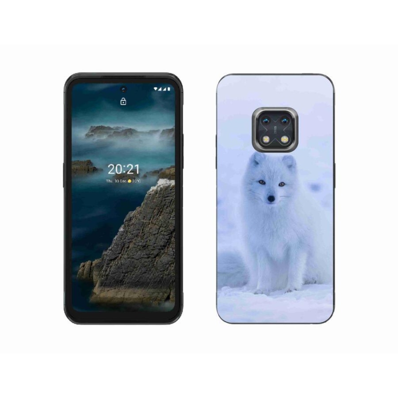 Zselés borítás mmCase a Nokia XR20 készülékhez - polár róka