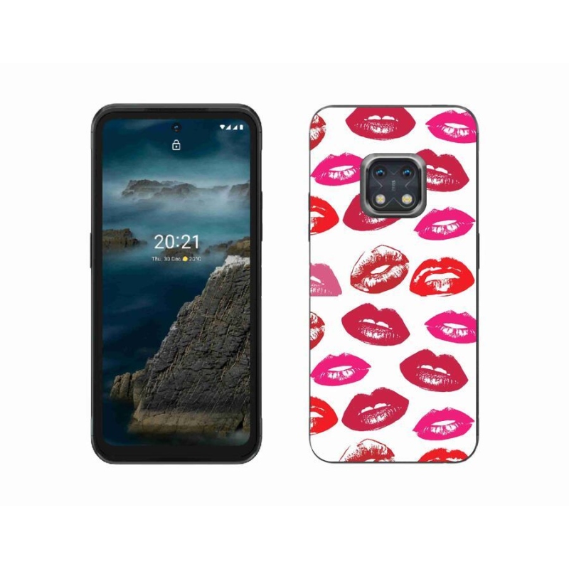 Zselés borítás mmCase a Nokia XR20 készülékhez - ajkak