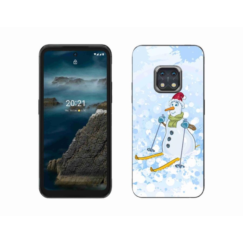 Zselés borítás mmCase a Nokia XR20 készülékhez - hóember